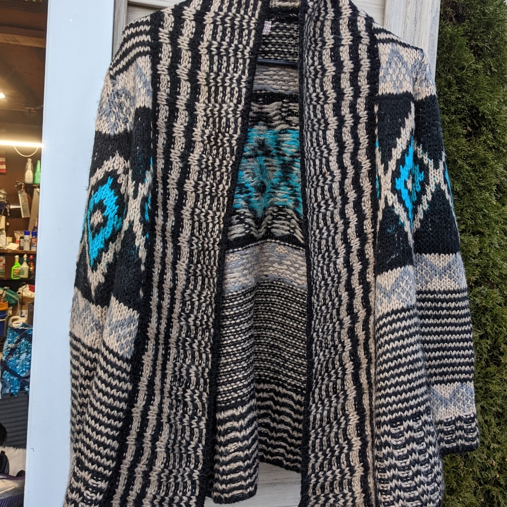 Pink Republic Open Flowy Cardigan Sweater Size XS
